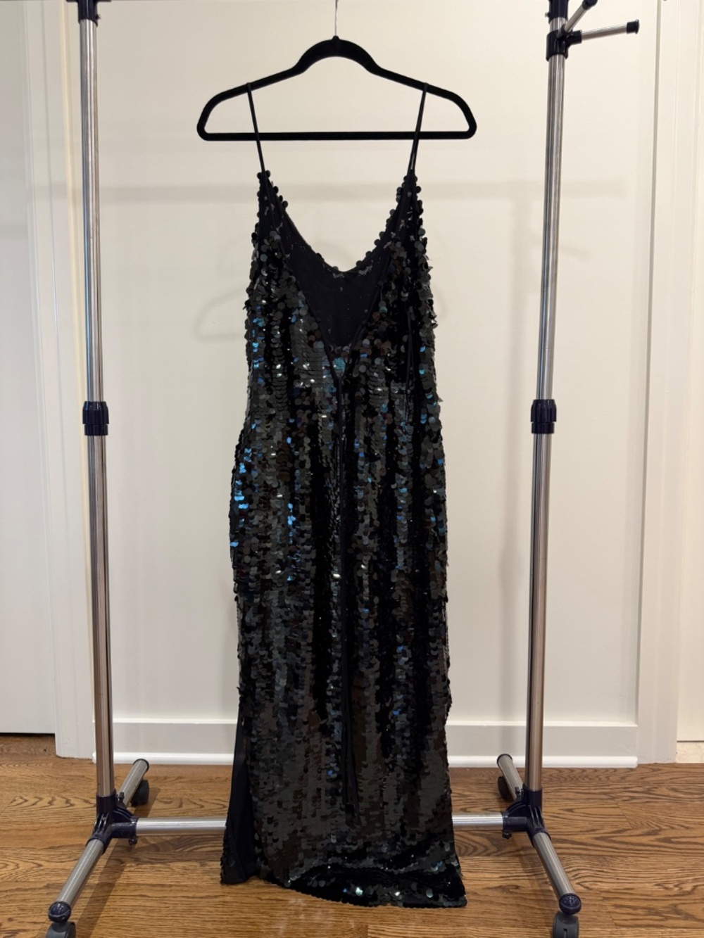 Free People Black Sequin Maxi Dress (XS) - Picture 2 of 3